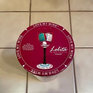 NWT Lolita Love my Wine Glass